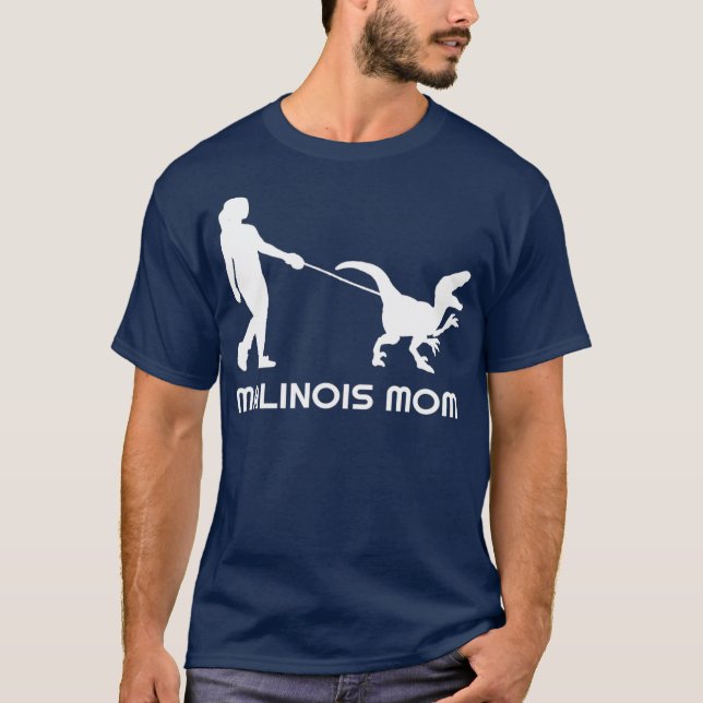 Belgische Malinois-Mama T-Shirt (Vorderseite)