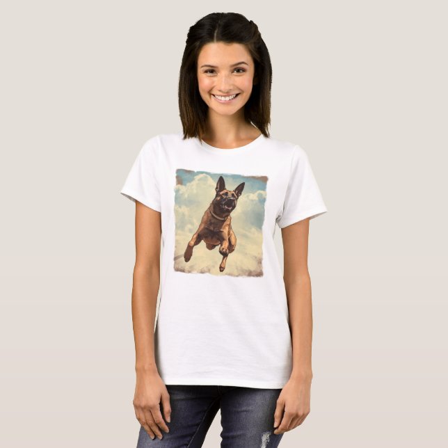 Belgische Malinois T-Shirt (Vorne ganz)