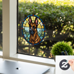 Belgische Malinois-Verkleidung Fensteraufkleber