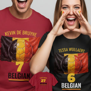 Belgische Nationalmannschaft Fußballerbe Fußball T-Shirt