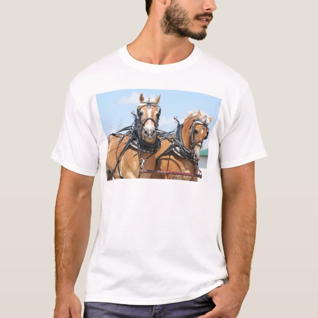 Belgische Pferde T-Shirt (Vorderseite)