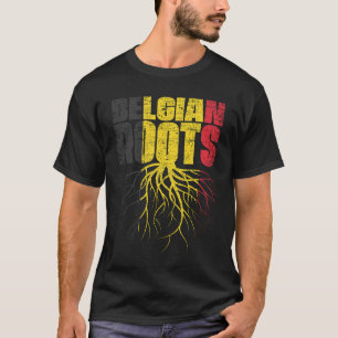 Belgische Roots Belgien Heritage Flag T-Shirt
