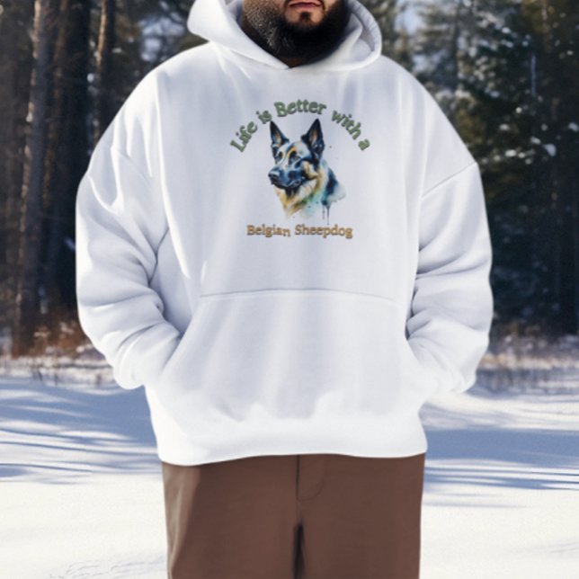 Belgische Schaf-Hund-Mutter Hoodie (Von Creator hochgeladen)