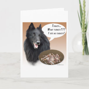 Belgische Schafhunde Türkei Feiertagskarte