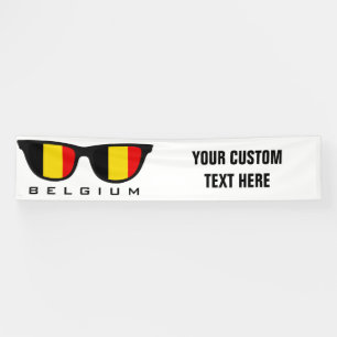 Belgische Schattierungen für Text und Farbbanner Banner