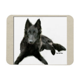 Belgische Sheepdog Art Magnet