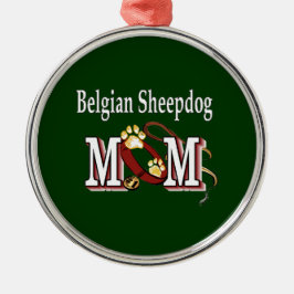 Belgische Sheepdog-MAMA Ornament Aus Metall