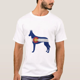 Belgische Silhouette Malinois Colorado T-Shirt