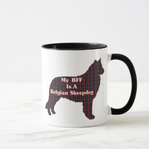Belgische Tasse der BESTE FREUNDIN Sheepdog
