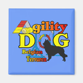 Belgische Tervuren Agility Shirts Geschenke Magnet