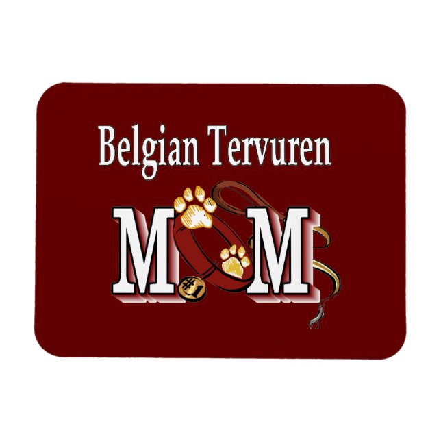 Belgische Tervuren Dog MAMA Magnet (Horizontal)