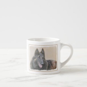 Belgische Tervuren Malerei - Niedliche Original Hu Espressotasse