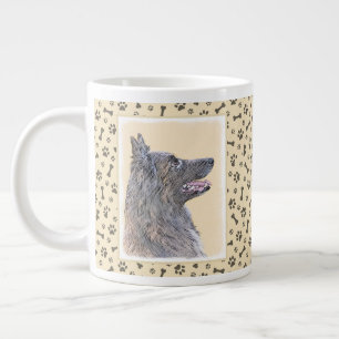 Belgische Tervuren Malerei - Niedliche Original Hu Jumbo-Tasse