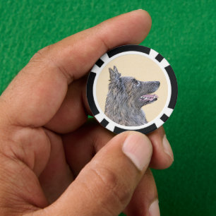 Belgische Tervuren Malerei - Niedliche Original Hu Pokerchips