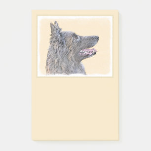 Belgische Tervuren Malerei - Niedliche Original Hu Post-it Klebezettel
