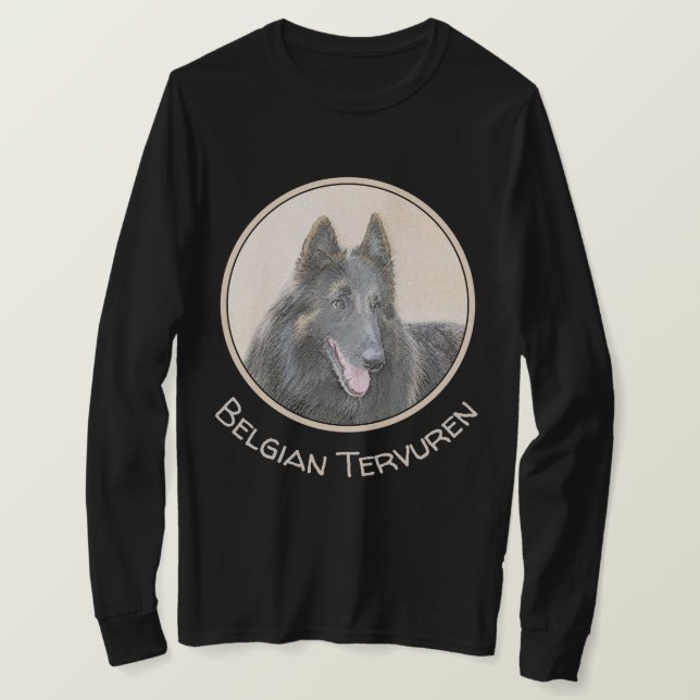Belgische Tervuren Malerei - Niedliche Original Hu T-Shirt (Design vorne)