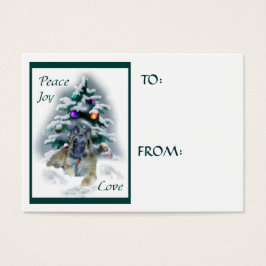 Belgische Tervuren Weihnachtsgeschenke Name Tags