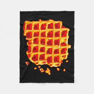 Belgische Waffelsirup-Frühstücks-Snack-Waffel L Fleecedecke