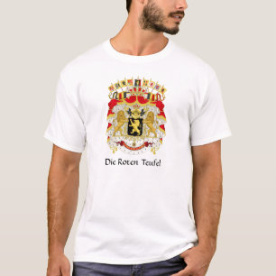 Belgische Wappen-Coat Die Roten Teufel T - Shirt