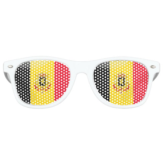 Belgische Wappen Sonnenbrille (Vorderseite)