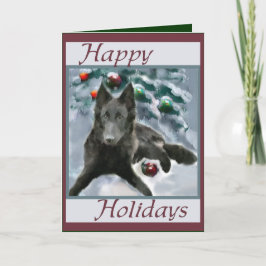 Belgische Weihnachtsgeschenke Feiertagskarte