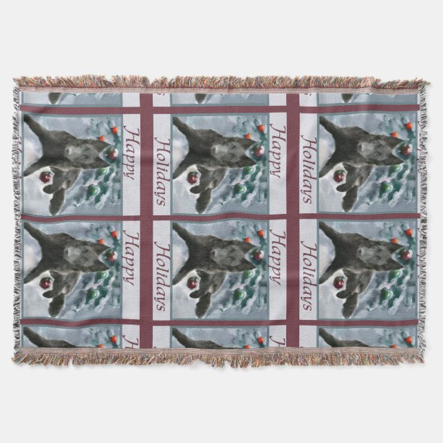 Belgische Weihnachtszeit Decke (Vorderseite)