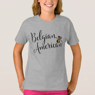 Belgischer Amerikaner Entwinde T-Shirt