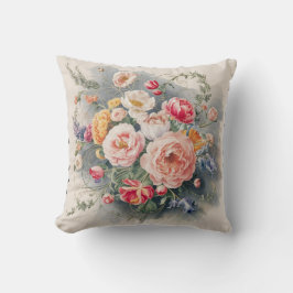 Belgischer Blumenkissendecker Kissen