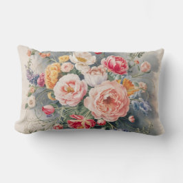 Belgischer Blumenkissendecker Lendenkissen