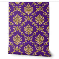 Belgischer Damask-Gold im Lila Designer des Kaiser