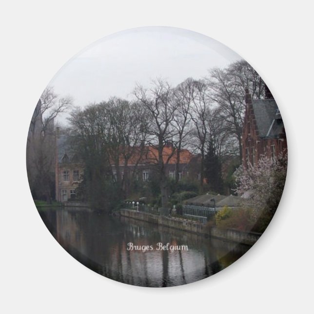 Belgischer Landschaftsmagnet Kühlschrank Magnet (Vorne)