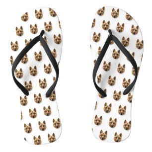 Belgischer Malinoi-Hund 3D inspiriert Flip Flops