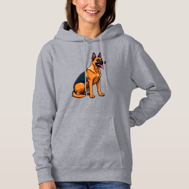 Belgischer Malinois (1) Hoodie (Vorderseite)