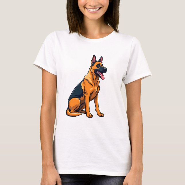 Belgischer Malinois (1) T-Shirt (Vorderseite)