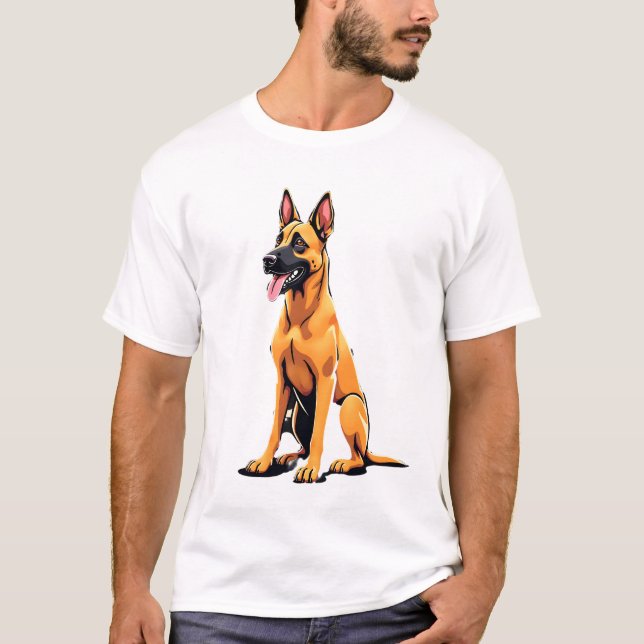 Belgischer Malinois (3) T-Shirt (Vorderseite)