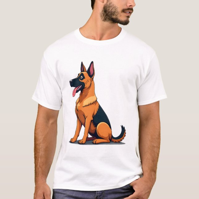 Belgischer Malinois (6) T-Shirt (Vorderseite)