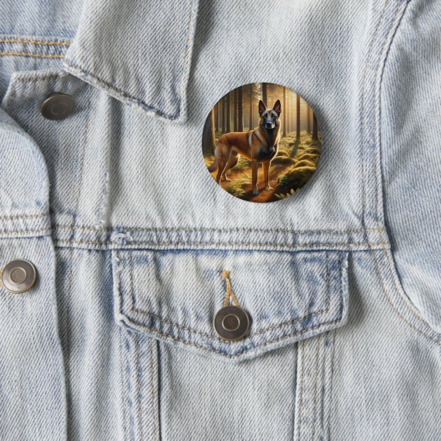 Belgischer Malinois Button (Beispiel)