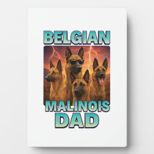 Belgischer Malinois Fotoplatte