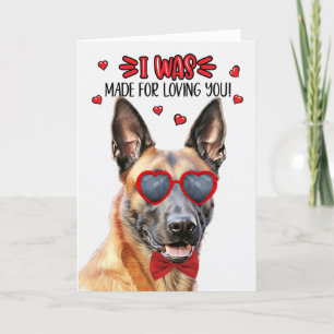 Belgischer Malinois Hund gemacht für die Liebe Sie Feiertagskarte