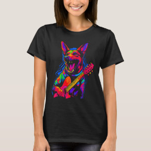 Belgischer Malinois Hund Musik T-Shirt