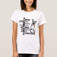 Belgischer Malinois Persönlichkeits-Wort-Puzzle