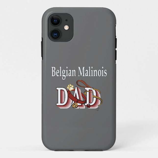 Belgischer Malinois-Vater Case-Mate iPhone Hülle (Rückseite)