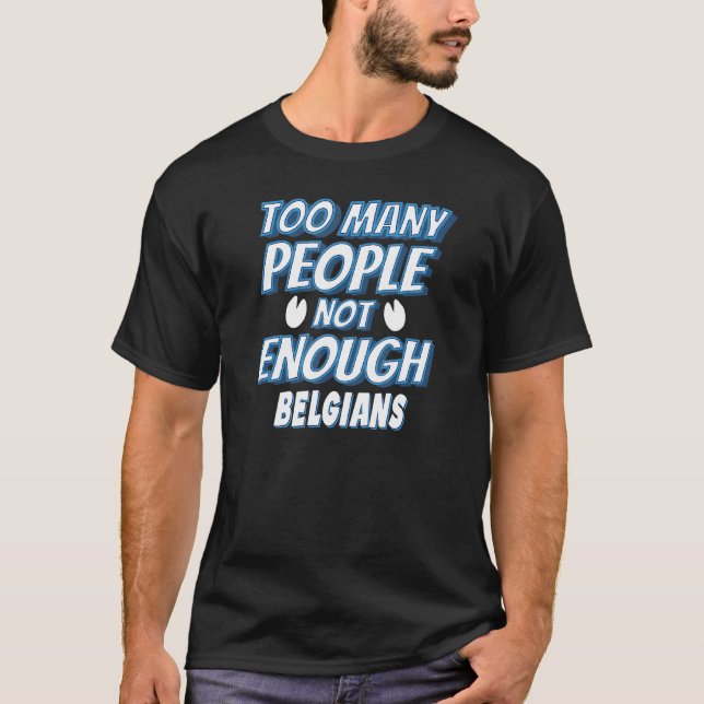 Belgischer Pferdereiter T-Shirt (Vorderseite)