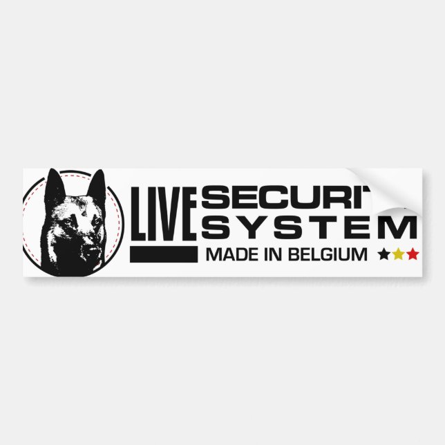 Belgischer Schäfer - Malinois Autoaufkleber (Vorne)