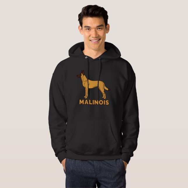 Belgischer Schäfer - Malinois Hoodie (Vorne ganz)
