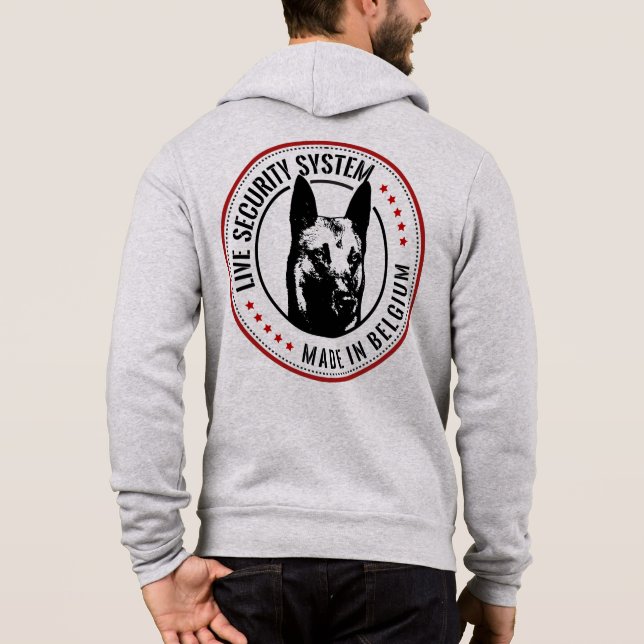 Belgischer Schäfer - Malinois Hoodie (Rückseite)