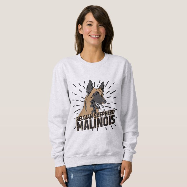 Belgischer Schäfer - Malinois Sweatshirt (Vorne ganz)