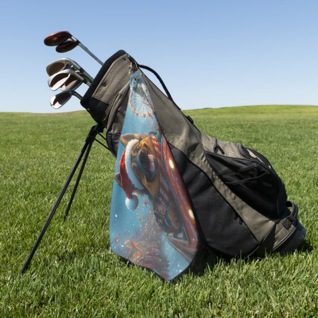 Belgischer Schäferhund Dog Roller Untersetzer Weih Golfhandtuch (Gras)