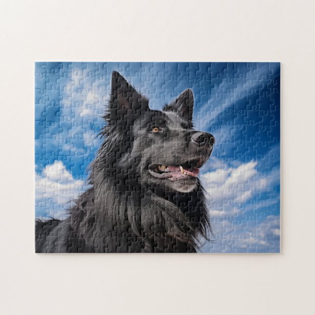 Belgischer Schäferhund Groenendael Puzzle (Horizontal)