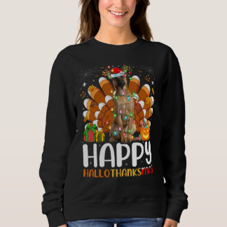 Belgischer Schäferhund Halloween Weihnachten Hallo Sweatshirt